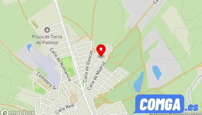 mapa de Cerrajería Magán Y Díaz Cerrajero en Pantoja