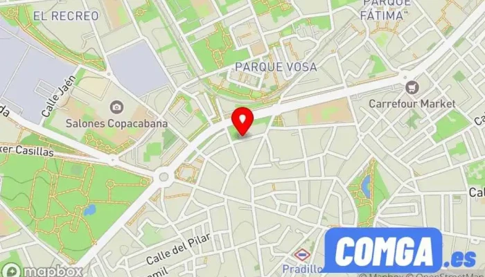 mapa de Cerrajería Manzano Taller de metalurgia en Móstoles