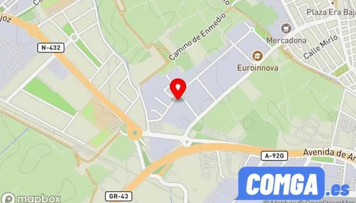mapa de Cerrajería Maracena Carpintería metálica y de aluminio, Cerrajero en Maracena