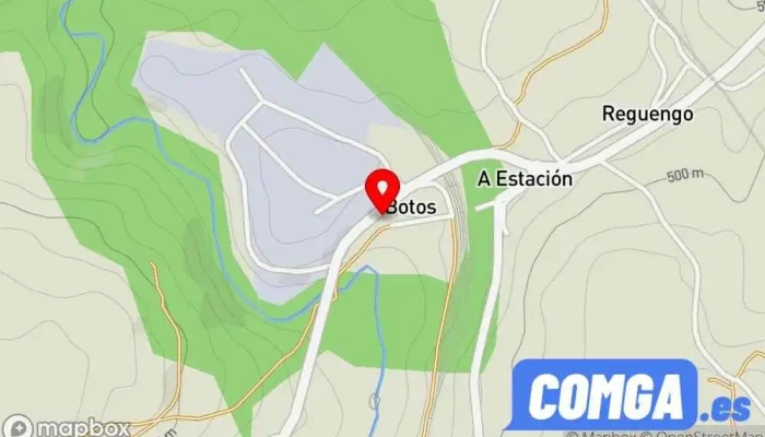 mapa de Cerrajería Metalbo Instalación de persianas, Fábrica de puertas, Proveedor de puertas para garaje, Cerrajero, Carpintería metálica y de aluminio, Empresa de instalación de cubiertas en Botos