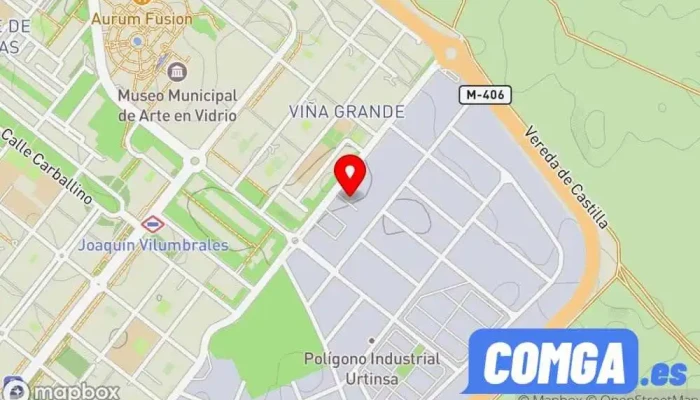 mapa de Cerrajería Metálica en Madrid Fasatec Carpintería metálica y de aluminio, Cerrajero en Leganés