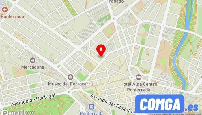 mapa de Cerrajería Miguel Cerrajero en Ponferrada