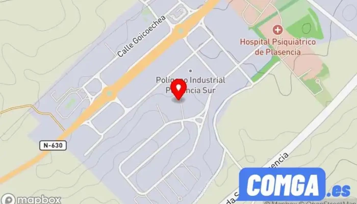 mapa de Cerrajería multiservicios garcia  en Plasencia