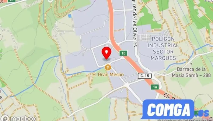mapa de Cerrajería Mures Cerrajero en Vilanova i la Geltrú