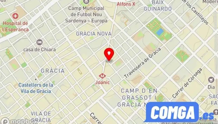 mapa de Cerrajería MV/Cerrajeros 24 Horas Barcelona Cerrajero en Barcelona