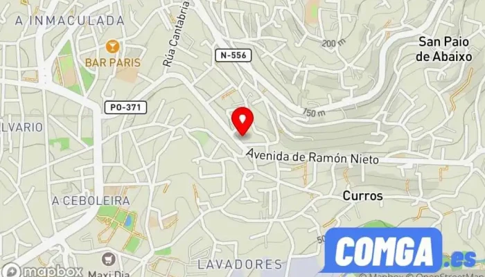 mapa de Cerrajería Nesvi Cerrajero en Vigo