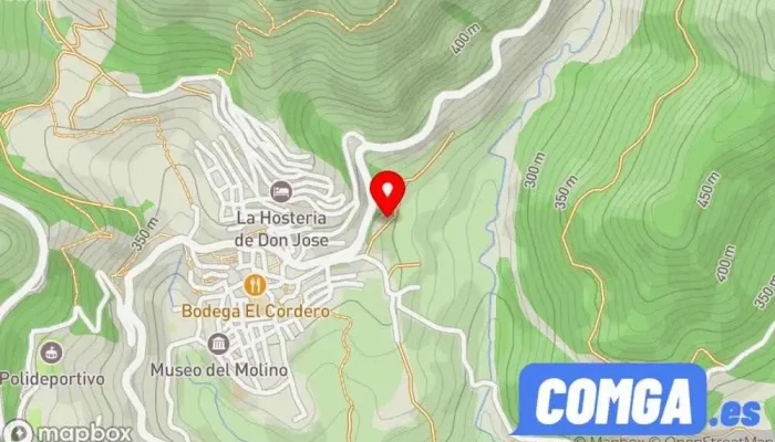 mapa de Cerrajería Ojen Cerrajero en Ojén