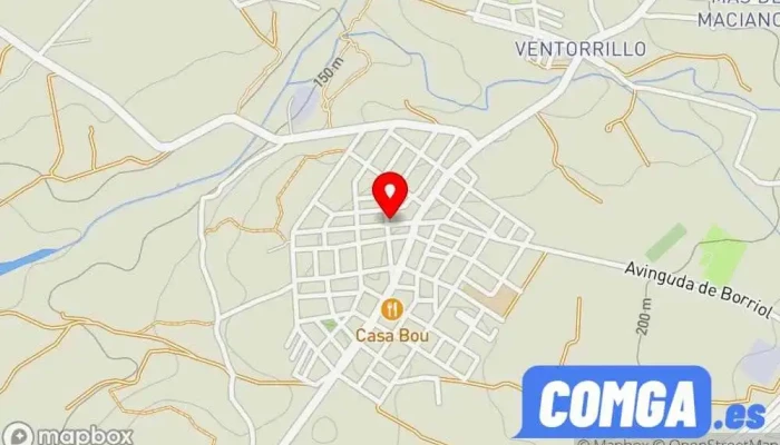 mapa de Cerrajería Puchol Cerrajero en Sant Joan de Moró