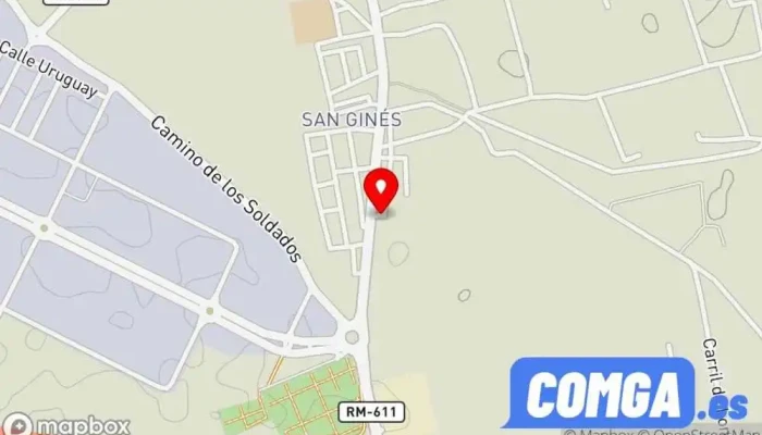 mapa de Cerrajería Puertas de Levante Cerrajero en San Ginés