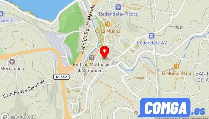 mapa de Cerrajería Pugal Cerrajero en Redondela
