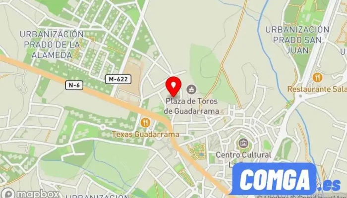 mapa de Cerrajería Pío Guadarrama S.L. Cerrajero en Guadarrama
