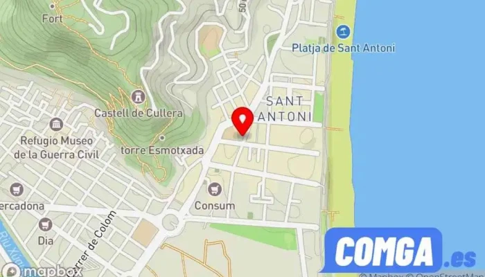 mapa de Cerrajería REX (OFICINAS) Cerrajero en Cullera