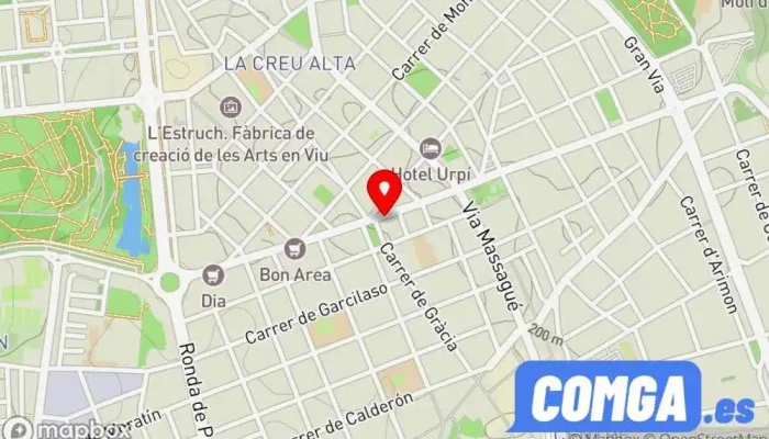 mapa de Cerrajería REYES. Casa y coche Servei de serralleria d’urgències, Botiga de portes, Servicio de duplicación de llaves, Cerrajero en Sabadell