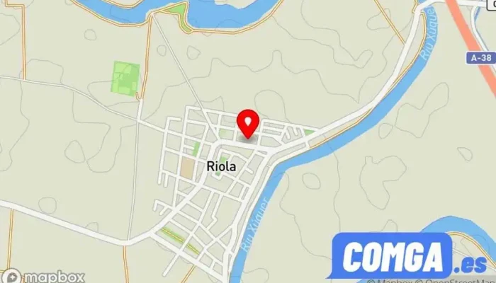mapa de Cerrajería Roberto Sales Cerrajero en Riola