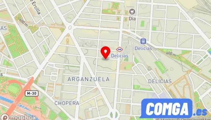 mapa de Cerrajería Rocha Cerrajero en Madrid