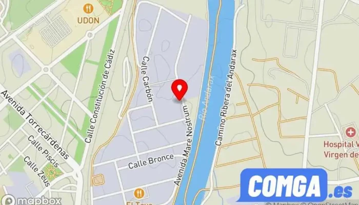 mapa de Cerrajería Román Cerrajero en Almería
