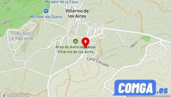 mapa de Cerrajería Rubio Herrero en Villarino de los Aires