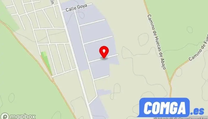 mapa de Cerrajería Saesma Cerrajero en Huecas