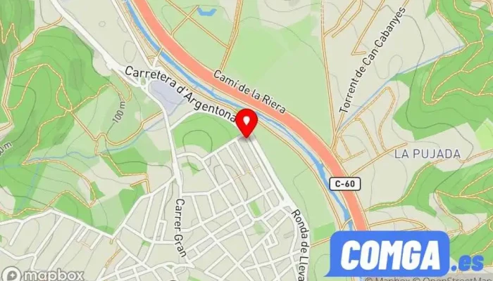 mapa de Cerrajería Sant Simó S.L. Cerrajero en Argentona