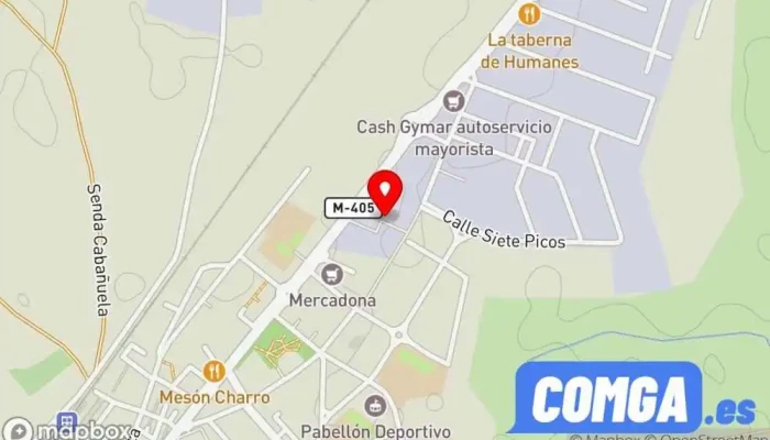 mapa de Cerrajería Servitec Cerrajero en Humanes de Madrid