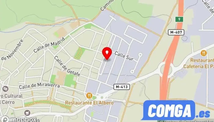 mapa de Cerrajería Simón S.L. Cerrajero en Moraleja de Enmedio