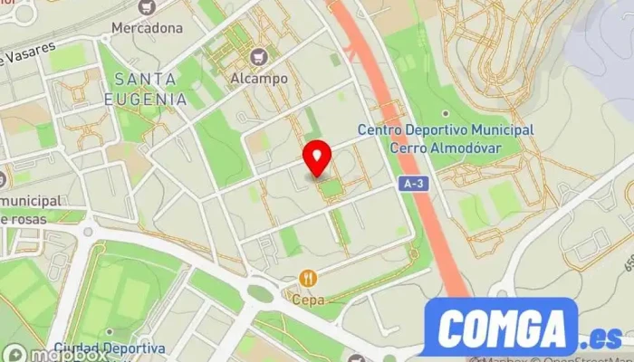 mapa de Cerrajería SLJ Cerrajero en Madrid