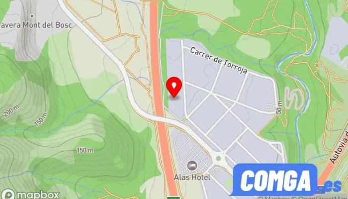 mapa de Cerrajería Solinox Cerrajero en L'Hospitalet de l'Infant