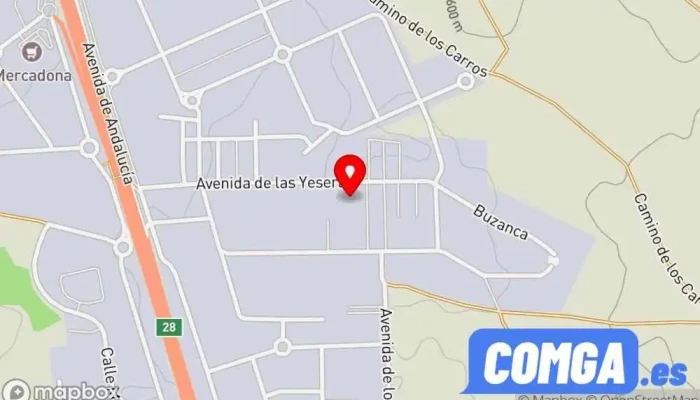 mapa de Cerrajería Soporte Metalico Fragoso Cerrajero, Carpintería metálica y de aluminio en Valdemoro