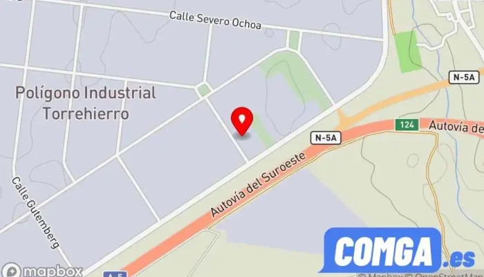 mapa de Cerrajería Sánchez Gómez S.L. Cerrajero en Talavera de la Reina