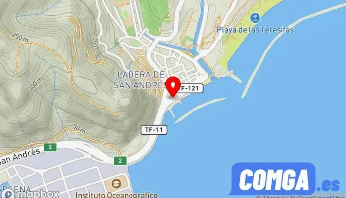 mapa de Cerrajería Tagor Cerrajero en Santa Cruz de Tenerife