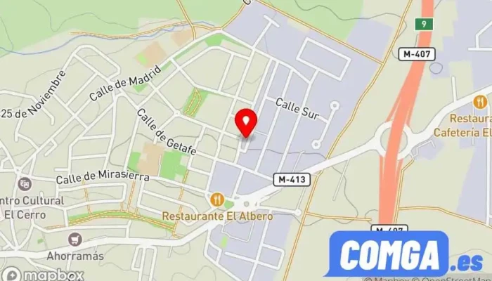 mapa de Cerrajería Vefergal Cerrajero en Moraleja de Enmedio