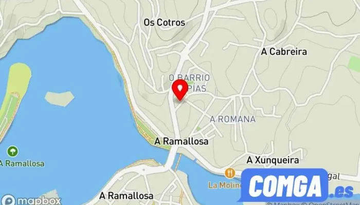 mapa de Cerrajería Veloz Cerrajero, Taller de reparaciones eléctricas, Servicio de duplicación de llaves, Proveedor de sistemas de seguridad en Pontevedra