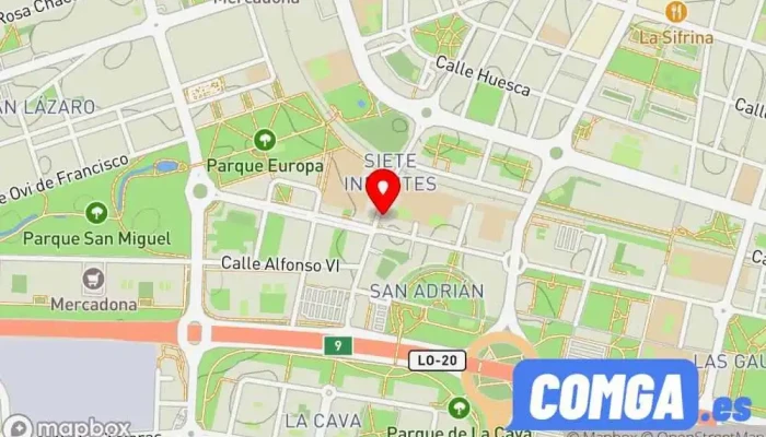 mapa de Cerrajería Verano  en Logroño