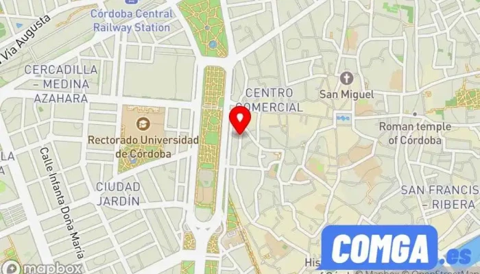 mapa de Cerrajería Vicente  en Córdoba