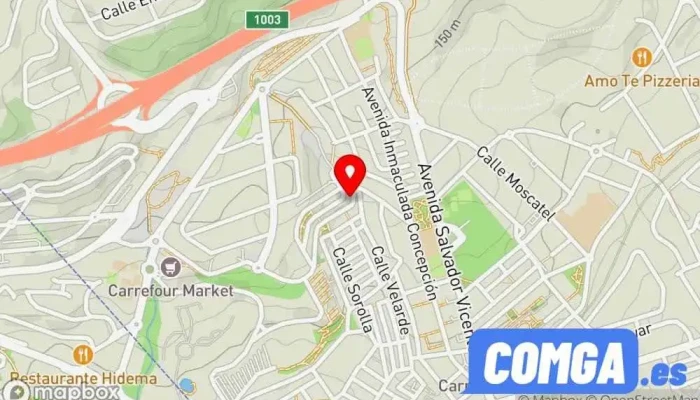 mapa de Cerrajería Y Carpintería Alfredo Flores Cerrajero en Arroyo de La Miel
