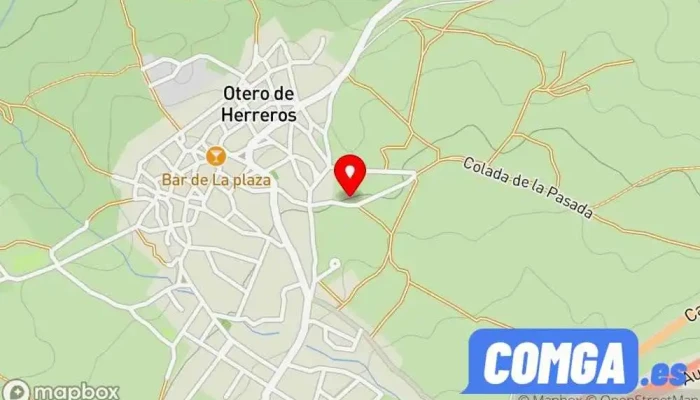 mapa de Cerrajería y construcciones Metálicas O.L.V.E.R. Antonio Arribas Sanz  en Otero de Herreros