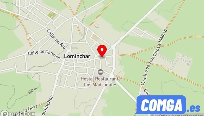 mapa de Cerrajería Y Estructuras Ferca S L Cerrajero en Lominchar