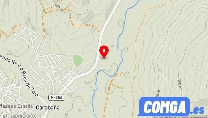 mapa de Cerrajería y estufas Asenjo Cerrajero en Carabaña