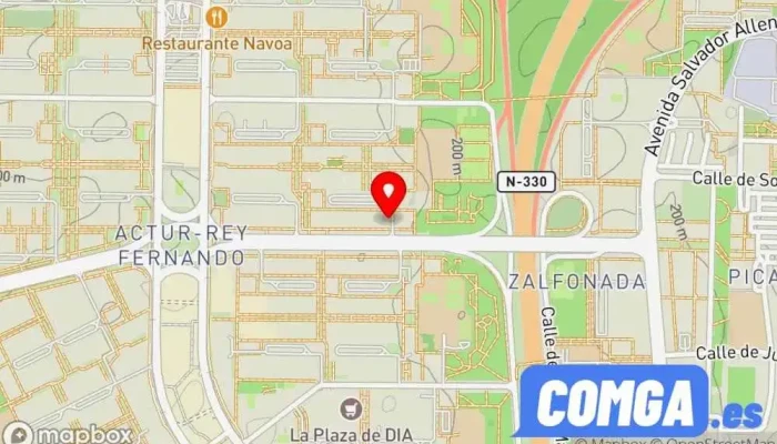 mapa de Cerrajería y Persianas Patxi Instalación de persianas, Ferretería, Cerrajero en Zaragoza