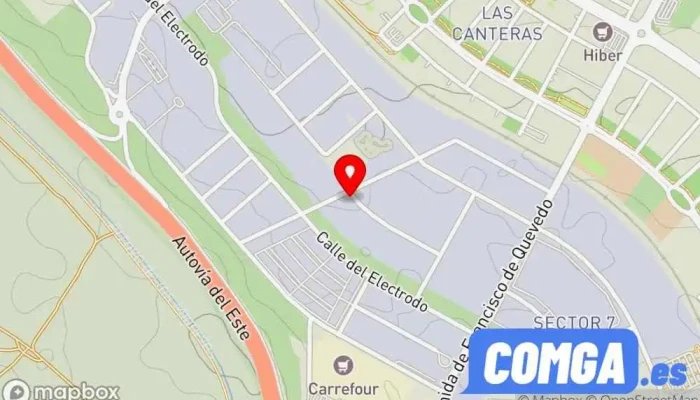 mapa de CERRAJERÍA Y PUERTAS AUTOMÁTICAS INSTALTEC Fábrica de puertas, Cerrajero en Rivas-Vaciamadrid