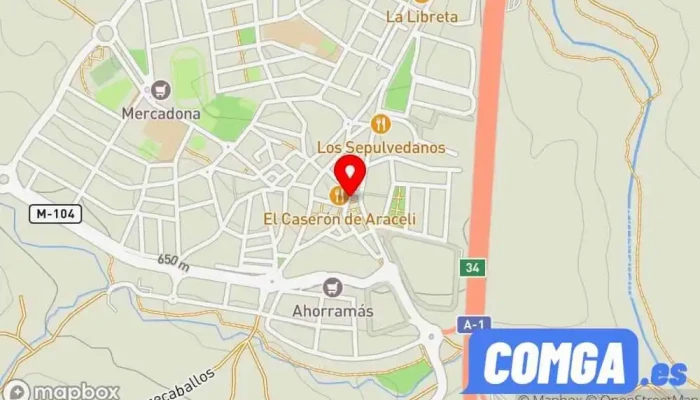 mapa de Cerrajería y Pérgolas San Agustín de Guadalix Constructor de aparcamientos techados y pérgolas, Cerrajero en San Agustín del Guadalix