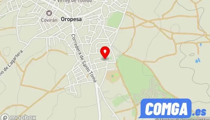 mapa de Cerrajería Zapardiel Cerrajero en Oropesa