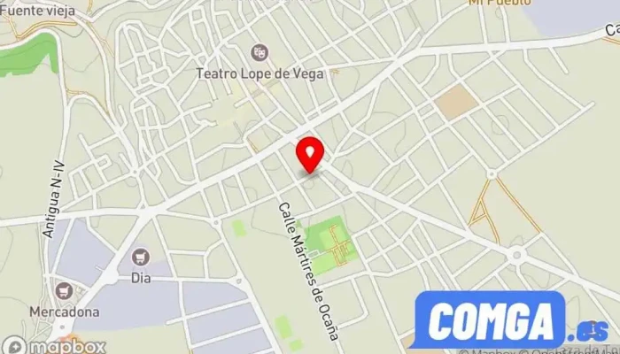 mapa de CERRAKEY Ferretería, Cerrajero en Ocaña