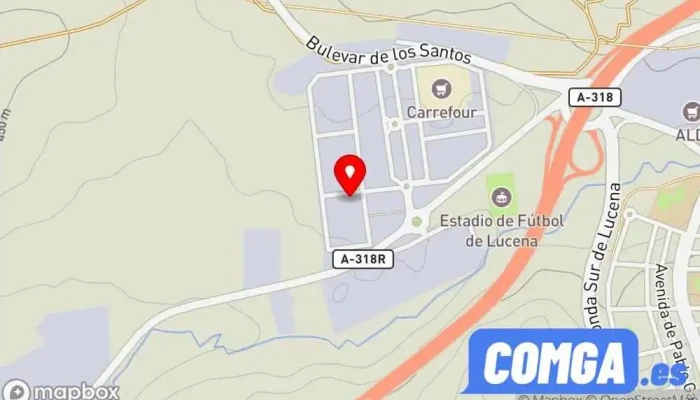mapa de Cerraluc Cerrajero en Lucena