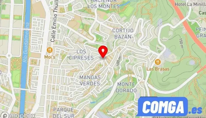 mapa de Cerraurgente. Cerrajeros Urgente Reformas en Málaga