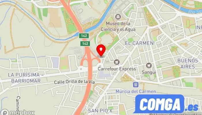 mapa de Clinikey - Copias de Llaves Y Mandos de Coche Servicio de duplicación de llaves en Murcia
