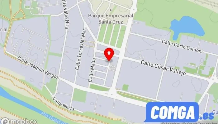 mapa de Codecars Cerrajero en Málaga