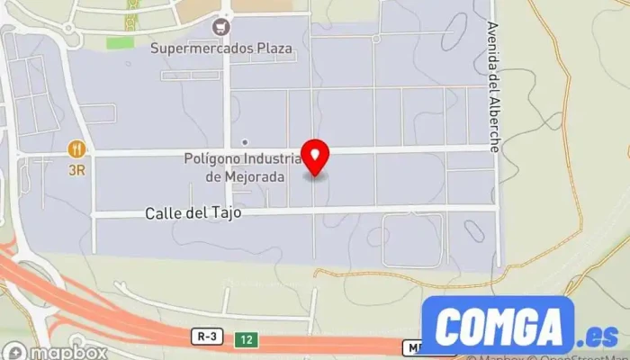 mapa de Con Metal Y Vidrio Cerrajería Abraham Cerrajero en Mejorada del Campo