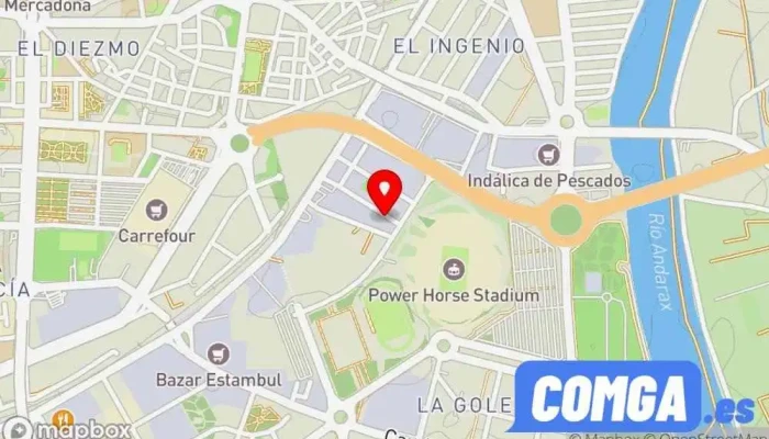 mapa de construcciones metálicas metalsol s.l. Cerrajero en Almería