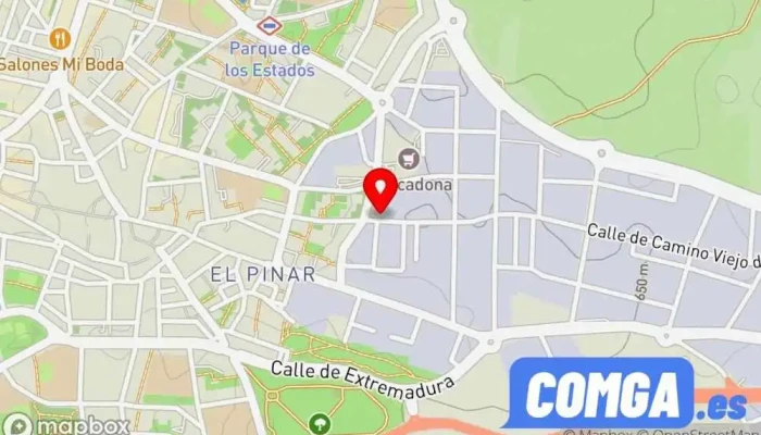 mapa de Copia de llaves de coche: Low-cost Key Servicio de duplicación de llaves en Fuenlabrada